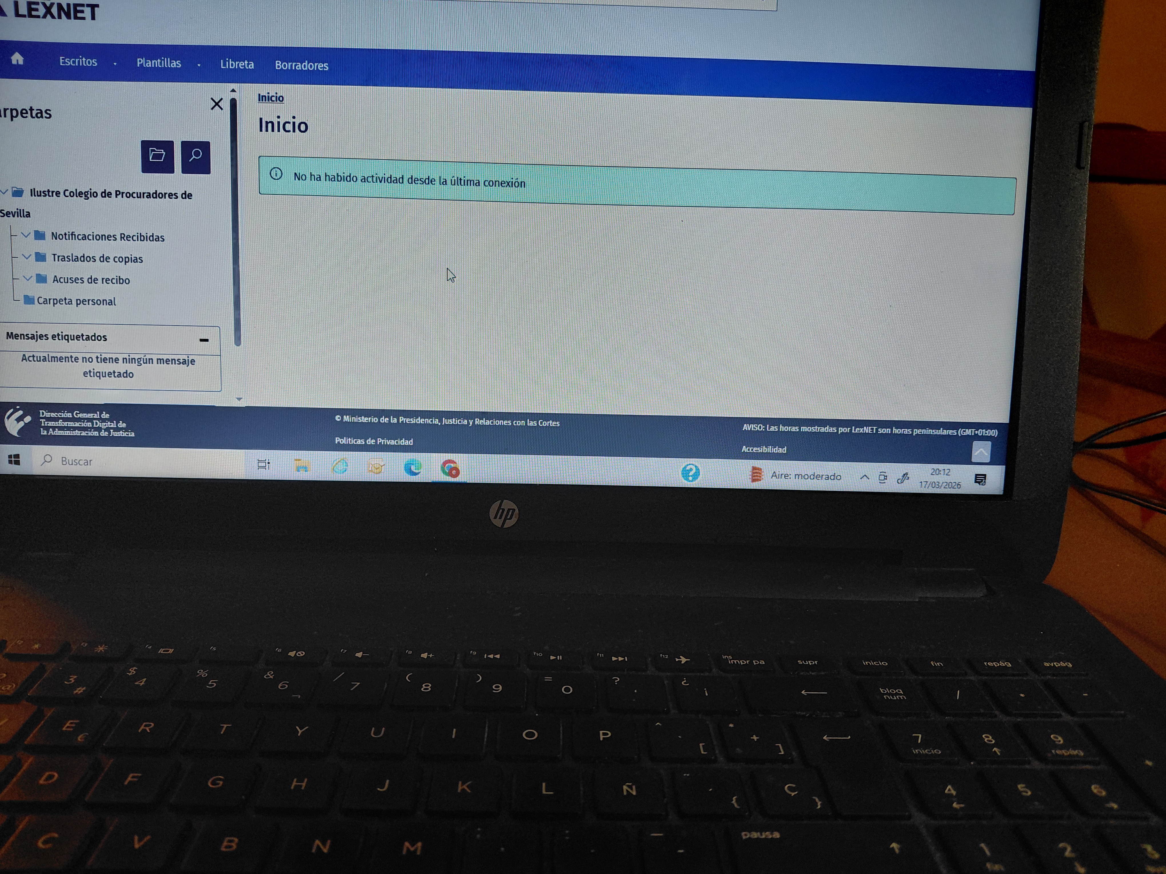 Emilio Fernández Palacios, procurador en Sevilla